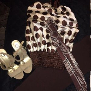 Polka Dot dressy outfit